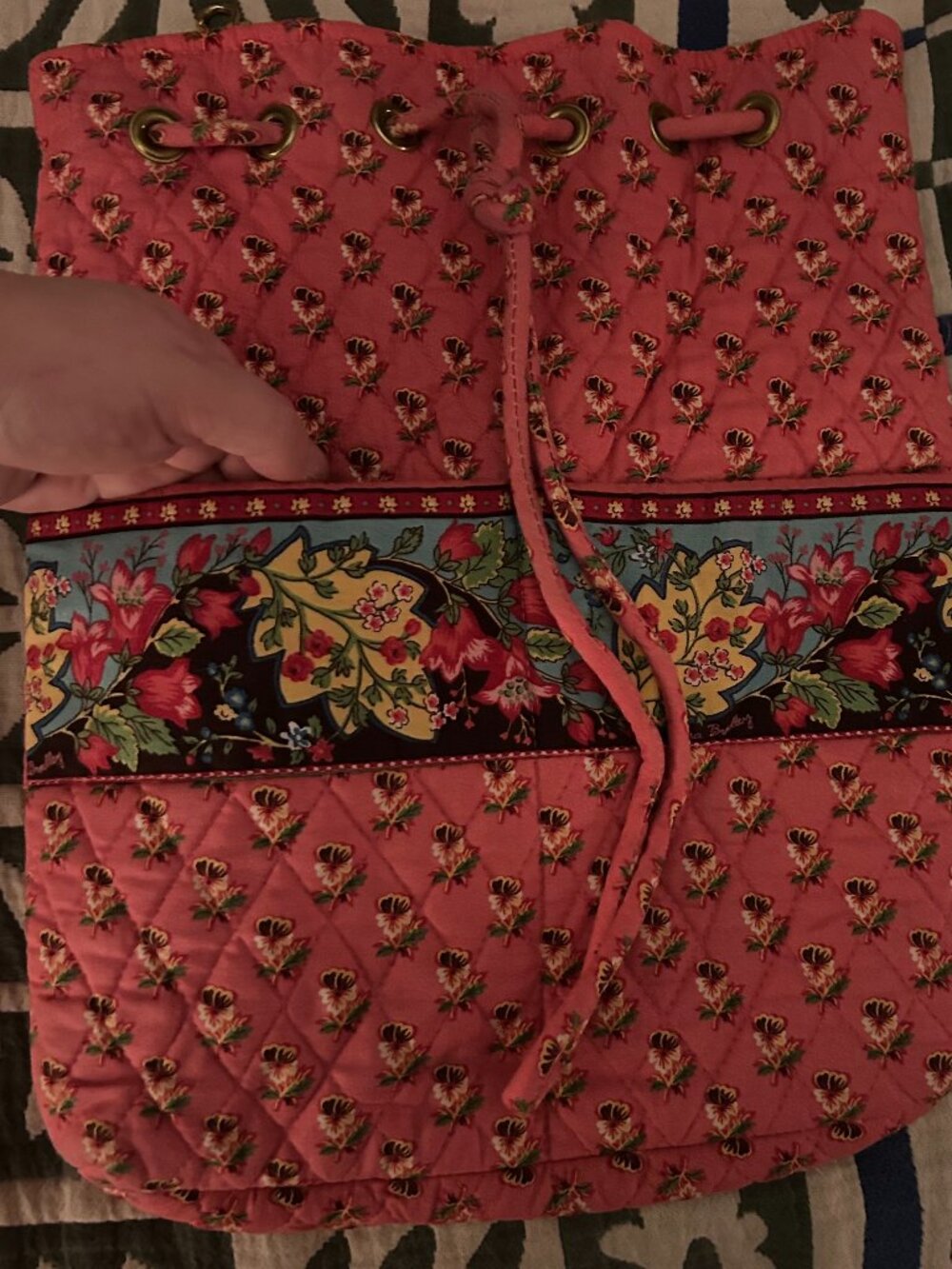 Pink Pansy Vintage Vera Bradley Backpack